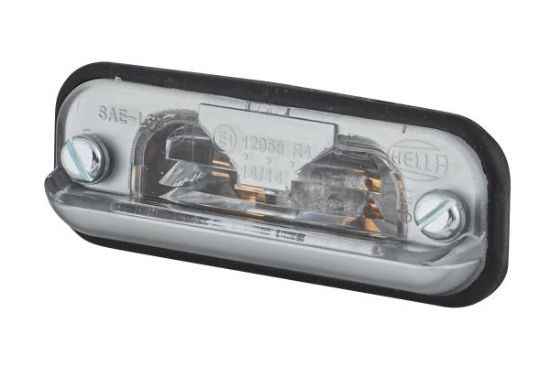 Afbeeldingen van HELLA 2KA 001 378-001 Kentekenlamp - Halogeen - 12V