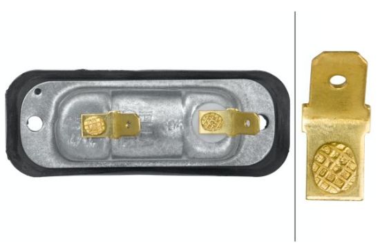 Afbeeldingen van HELLA 2KA 001 378-207 Kentekenlamp - Halogeen - 12V