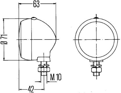 Afbeeldingen van HELLA 2PF 001 648-161 Positielicht - Halogeen - 12V
