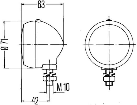 Afbeeldingen van HELLA 2PF 001 648-161 Positielicht - Halogeen - 12V