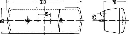 Afbeeldingen van HELLA 2SD 001 688-171 Achterlicht - Gloeilamp - 12/24V