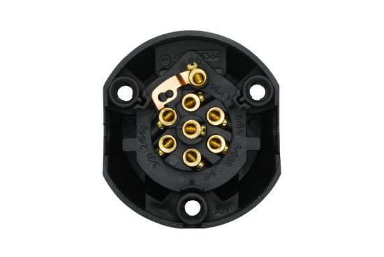 Afbeeldingen van HELLA 8JB 001 943-011 Stekkerdoos - 7-polig - Schroefaansluiting - Stekker: Schroefverbinding - Aantal