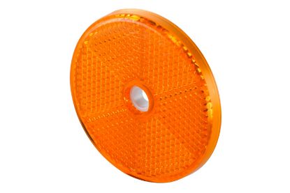 Afbeeldingen van HELLA 8RA 002 014-251 Reflector - Lenskleur: Geel - Rond - Geschroefd/Opbouw