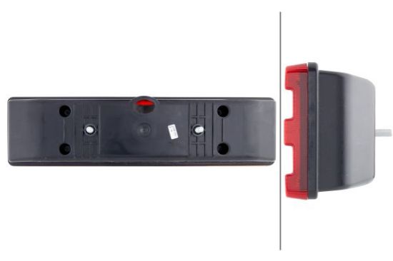 Afbeeldingen van HELLA 2VA 004 887-031 Achterlicht - Halogeen - links - voor o.a. Mercedes-Benz Vario Bus