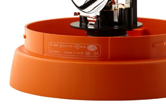 Afbeeldingen van HELLA 2RL 008 065-111 Halogeen-Zwaailamp - KL 8000 - 24V - Geel