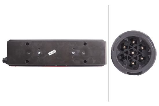 Afbeeldingen van HELLA 2VD 008 204-251 Achterlicht - Halogeen - links