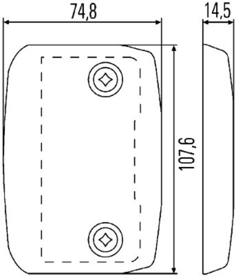 Afbeeldingen van HELLA 2BA 008 260-001 Knipperlicht - LED - 24V
