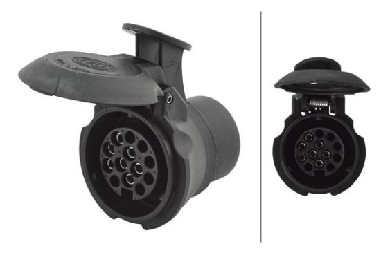 Afbeeldingen van HELLA 8JA 008 969-011 Adapter, stekkerdoos - 12V - Aantal: 1