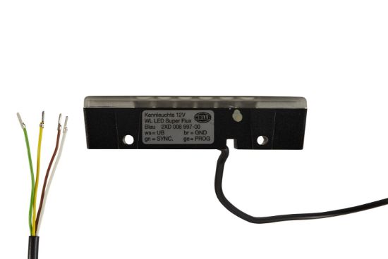 Afbeeldingen van HELLA 2XD 008 997-001 LED-Flitslamp - WL-LED - 12V - Blauw