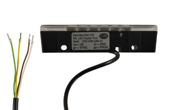 Afbeeldingen van HELLA 2XD 009 048-011 LED-Flitslamp - WL-LED - 24V - Geel