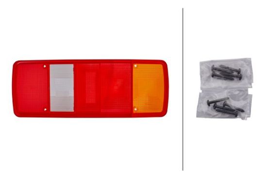 Afbeeldingen van HELLA 9EL 122 772-001 Lampglas voor achterlicht - Halogeen - links/rechts