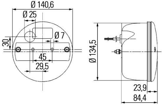 Afbeeldingen van HELLA 2SD 344 100-101 Achterlicht - LED - 12/24V