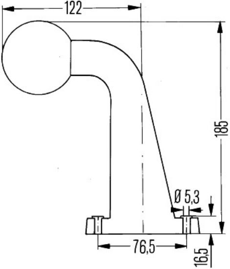 Afbeeldingen van HELLA 2XS 950 071-031 Markeringslicht - Halogeen - 24V