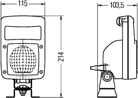 Afbeeldingen van HELLA 1GA 997 506-631 Halogeen-Werklamp - Ultra Beam - 24/12V